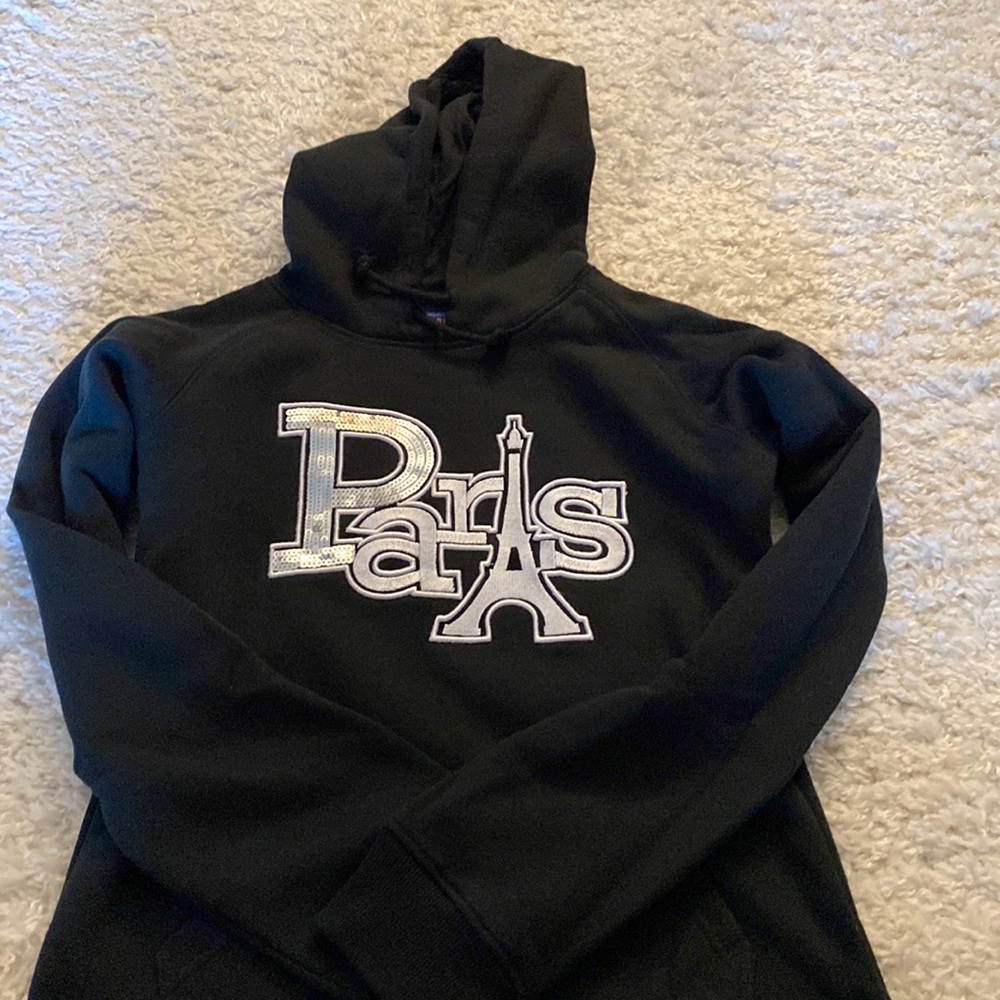 Black Paris sweatshirt